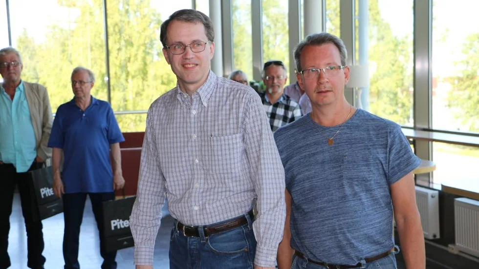 Luleåparet Petter Bengtsson och Anders Enström spelade bra hela helgen och det gav resultat.