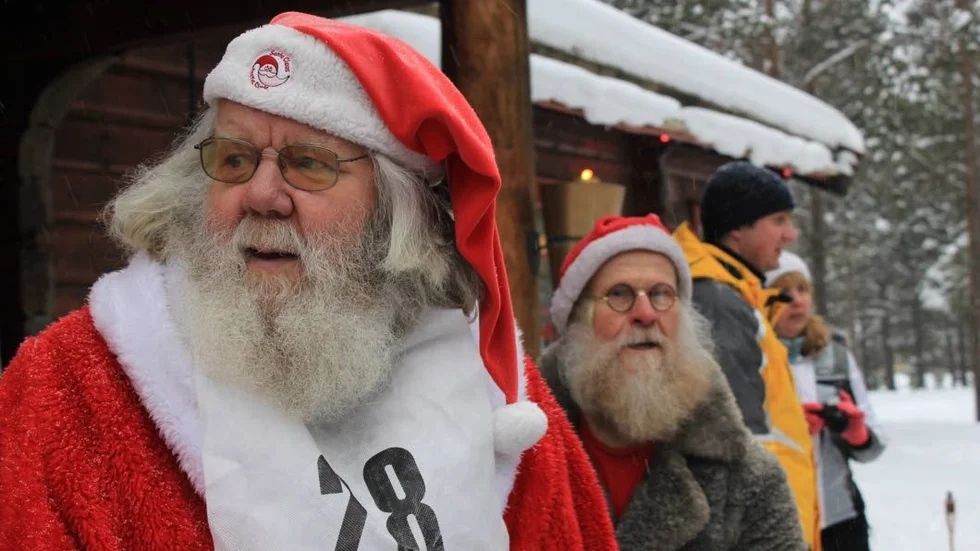 Jokkmokkstomten Gunnar Löfgren.