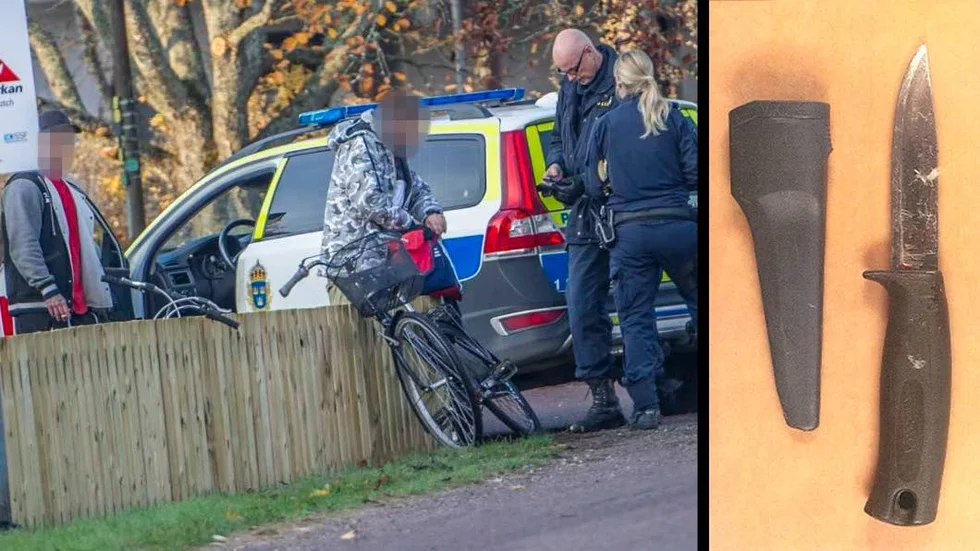 En av männen som nu står åtalad misstänkt för mord hade ett av mordvapnen i sin ytterficka när han greps och avvisiterades misstänkt för en cykelstöld.
