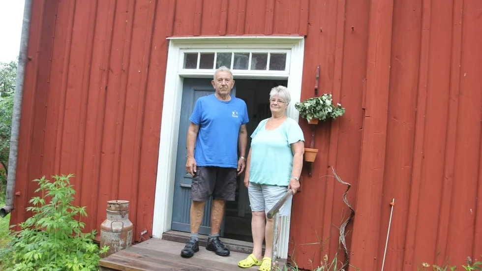 Hans och Birgitta Andersson ser fram emot den stundande sommarkafé-säsongen.
