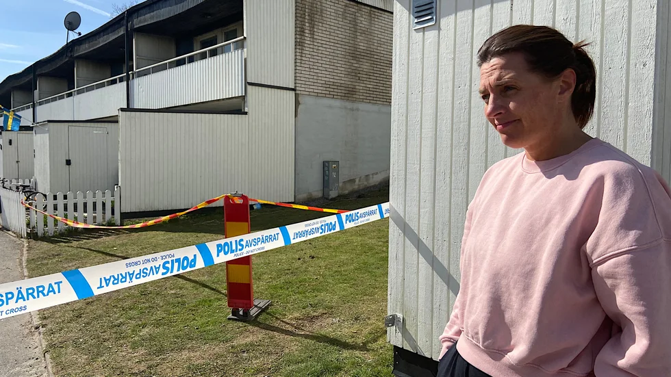 "Jag tänker på mina grannar. Det är förskräckligt", säger Madelene Andersson.