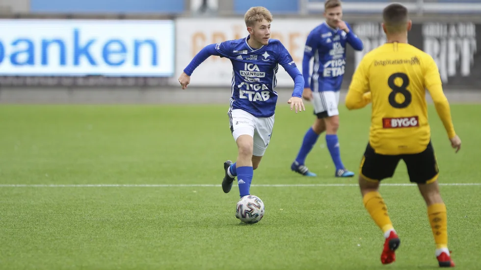 Joel Hedström byttes in när IFK Eskilstuna föll borta mot Karlberg under lördagen.