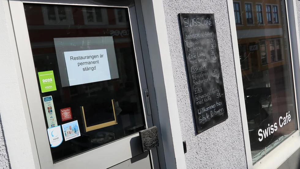 Det är ännu oklart vad för verksamhet som ska öppna i Swiss Cafés gamla lokal på Storgatan 28.