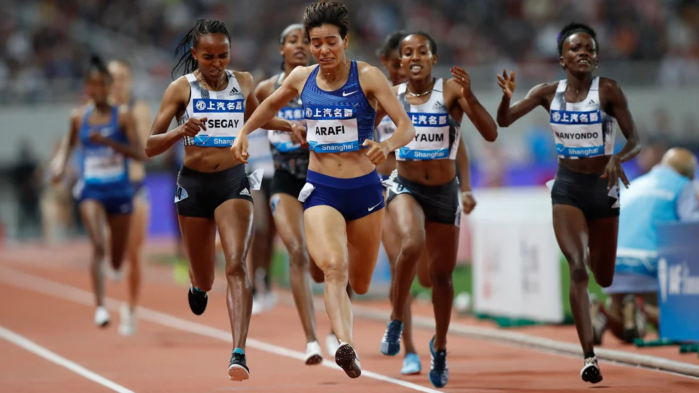 Diamond League-lopp på 1|500 meter i Shanghai. I år ställs friidrottsgalorna i Kina in. Arkivbild.
