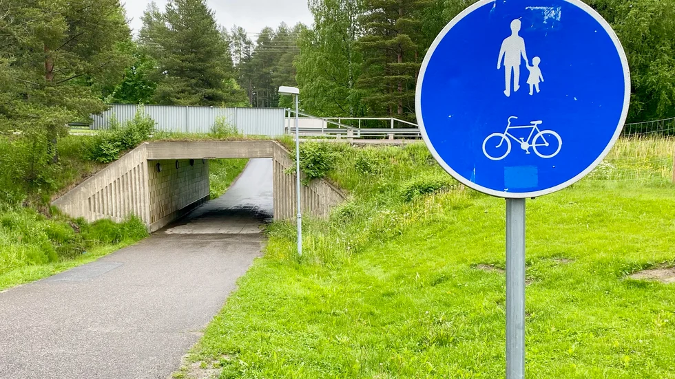 Här vid tunneln som förbinder Moröhöjden och Morö Backe i Skellefteå överfölls en kvinna av en pojke vid 19.30-tiden i lördags. ”Hon upplevde händelsen som extremt obehaglig, nu efterlyser vi vittnen till den och två andra händelser”, säger Åke Bergqvist vid polisen i Skellefteå.