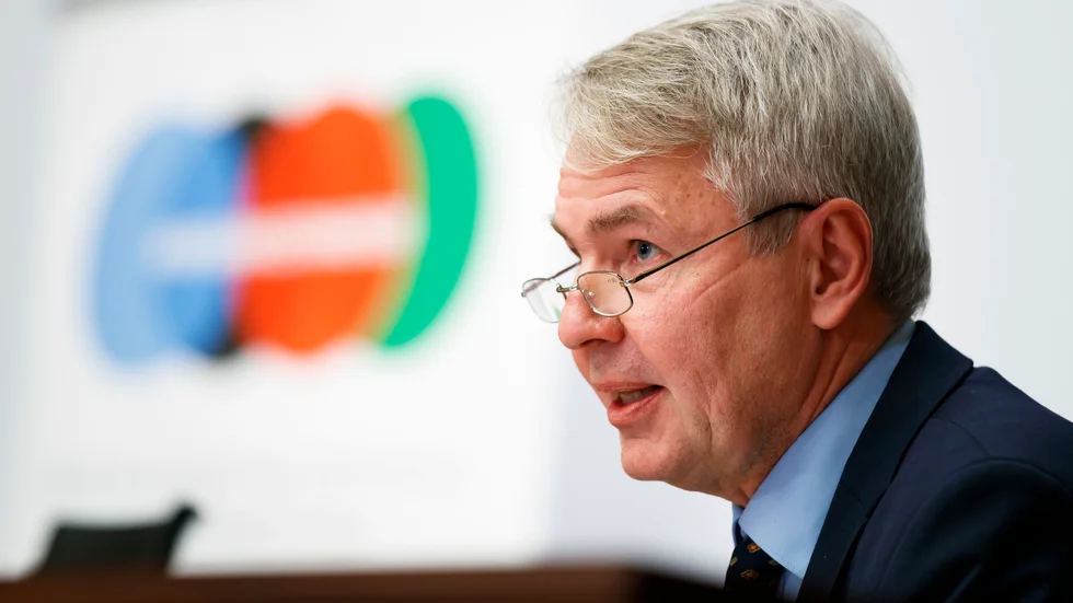 Finlands utrikesminister Pekka Haavisto. Arkivbild.
