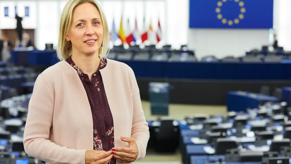 Svenska ledamoten Jytte Guteland (S) har ansvarat för EU-parlamentets behandling av EU:s klimatlag, som nu formellt godkänts. Arkivfoto.