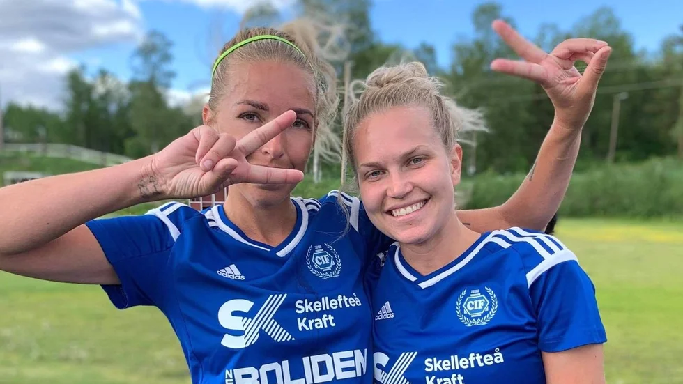 Sofia Lindström och Linn Lundmarks CIF/RIF tog en poäng.
