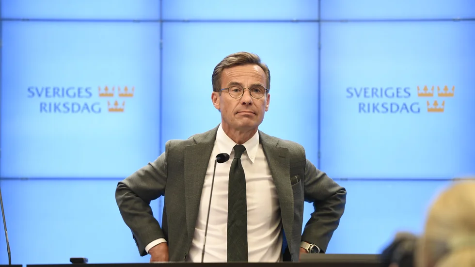 Ulf Kristersson (M) redogjorde i torsdags för förutsättningarna för en ny regering.