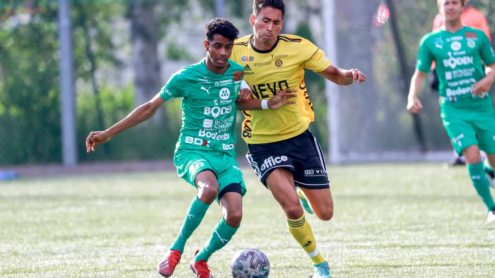 Sargal Hejai blev matchens lirare i första matchen från start med Bodens BK.