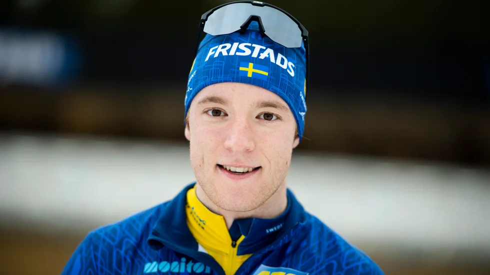 Sebastian Samuelsson under ett läger i Idre i oktober. Arkivbild.