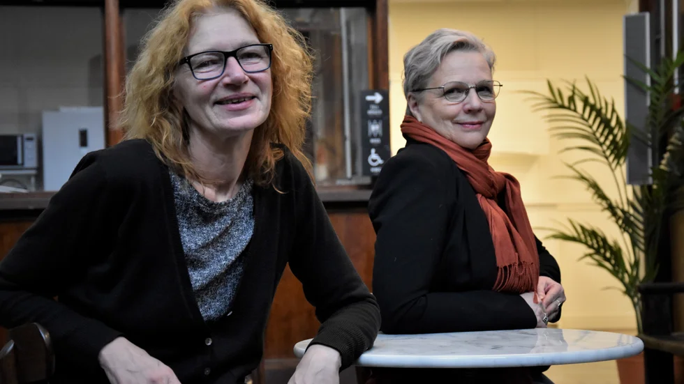 Anna Lindkvist och Pia Suonvieri från föreningen Hapkult ser fram emot ljudfestivalen.
