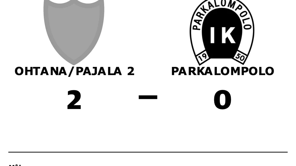 Ohtana/Pajala FF 2 vann mot Parkalompolo