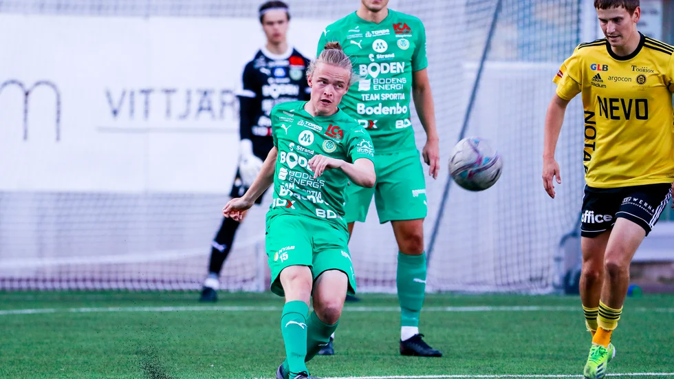 Under de senaste säsongerna har Erik Stenberg varit bofast på högerbacken i Bodens BK. 