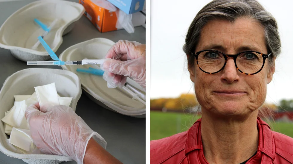Det nya tidsintervallet ska skynda på vaccinationstakten i Östergötland, enligt Britt Åkerlind som uppmanar östgötarna att boka tid.