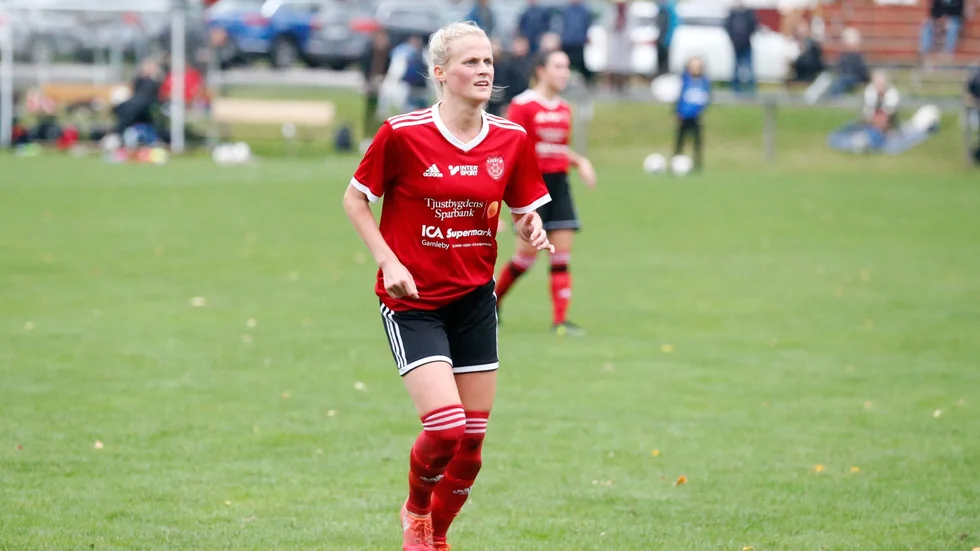För andra året i rad har Alicia Strand vunnit Koggligan för Tjust IF.