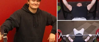 Motalakillen Loke, 19, kan lyfta två vuxna män