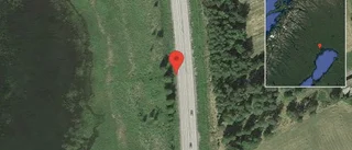 Stopp på E4 på grund av trafikolycka med en personbil