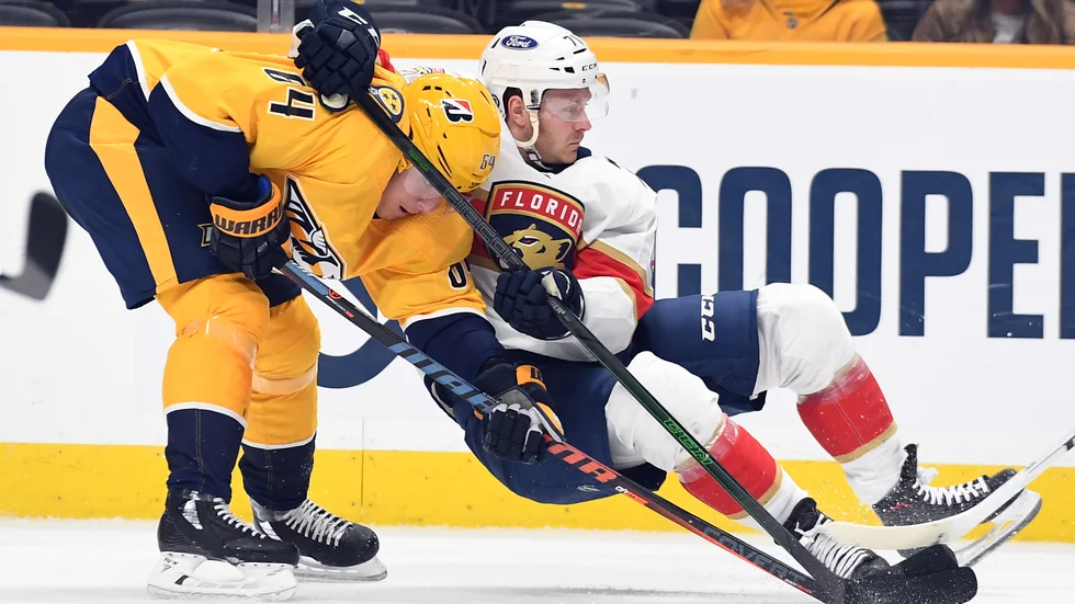 Lucas Wallmark, senast i Florida, är klar för spel i KHL. 