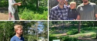 Världsmästare med och invigde ny discgolfbana i Borensberg