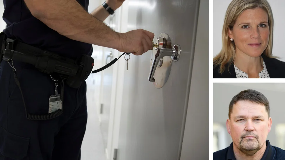 Kriminalvårdens redan tuffa läge blir nu ytterligare mer ansträngt, konstaterar Stina Sjödin, t.f. chef för operativ samordning, och Tony Bertlin, kriminalvårdschef i Norrköping. 