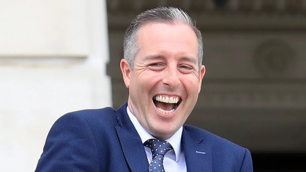 DUP:s Paul Givan. Arkivbild.