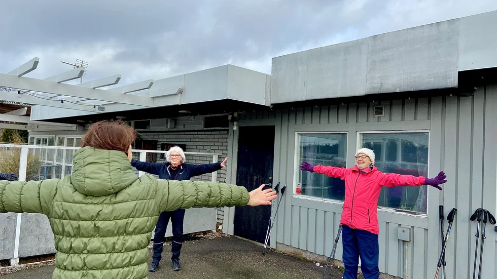 Gymmet har bland annat hållit i utegympa under pandemin, men även haft öppet i sin lokal i Prismanhuset. Här från ett träningstillfälle i vintras då gymmet fortfarande hette Puls och träning.