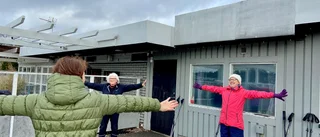Uteträning har blivit inne bland Oxelösunds seniorer
