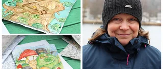 Troll och väsen i fokus i Motalatjejens målarböcker