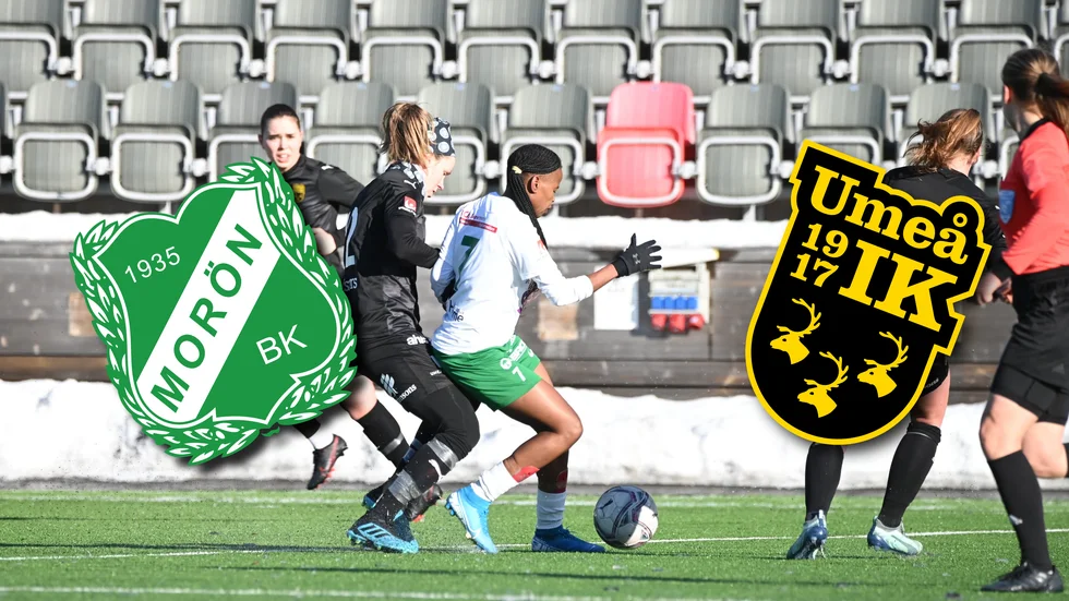 Morön och Umeå IK möts. De övriga lagen i gruppen är Hammarby och Uppsala. 