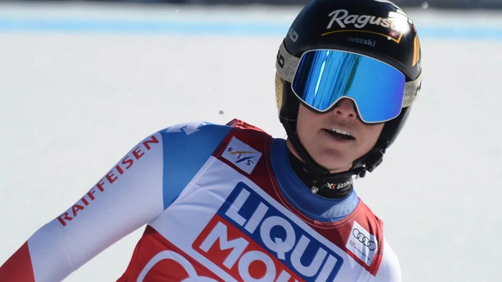 Lara Gut-Behramis chanser att vinna den alpina världscupen minskade ytterligare när super-G:n ställdes in. Arkivbild.