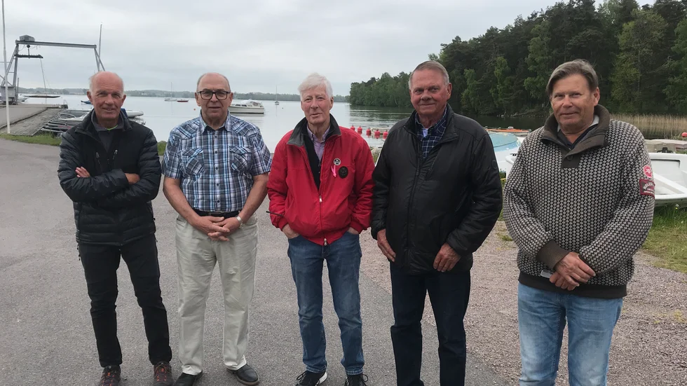 Motala segelklubb, här några medlemmar i samband med klubbens 125-årsjubileum förra året, är en av klubbarna i Motala-Vadstena som får äldrestöd av RF-Sisu.