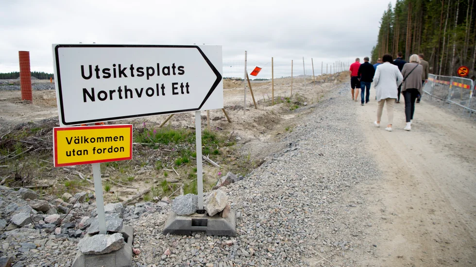 Här byggs en gigantisk fabrik som kommer behöva arbetskraft. Arkivbild.