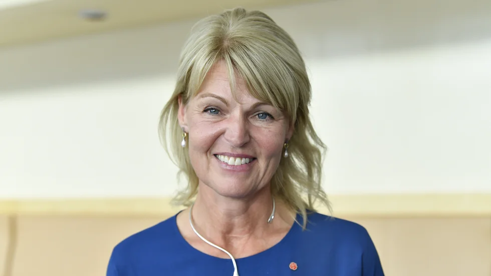 Utrikeshandelsminister Anna Hallberg (S) hoppas att EU snart har förhandlat bort Trumpregeringens ståltullar med den nya Bidenregeringen i USA. Arkivbild