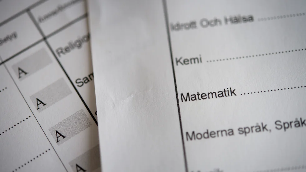 Killarnas snittbetyg i årskurs nio har förbättrats, men inte tjejernas. Arkivbild.