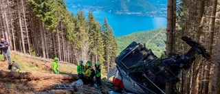 Tre misstänkta efter linbaneolyckan i Italien