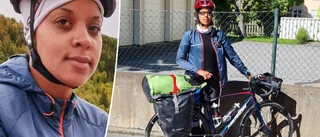 Örbyhusbon Sofie cyklar från Karesuando till Ystad