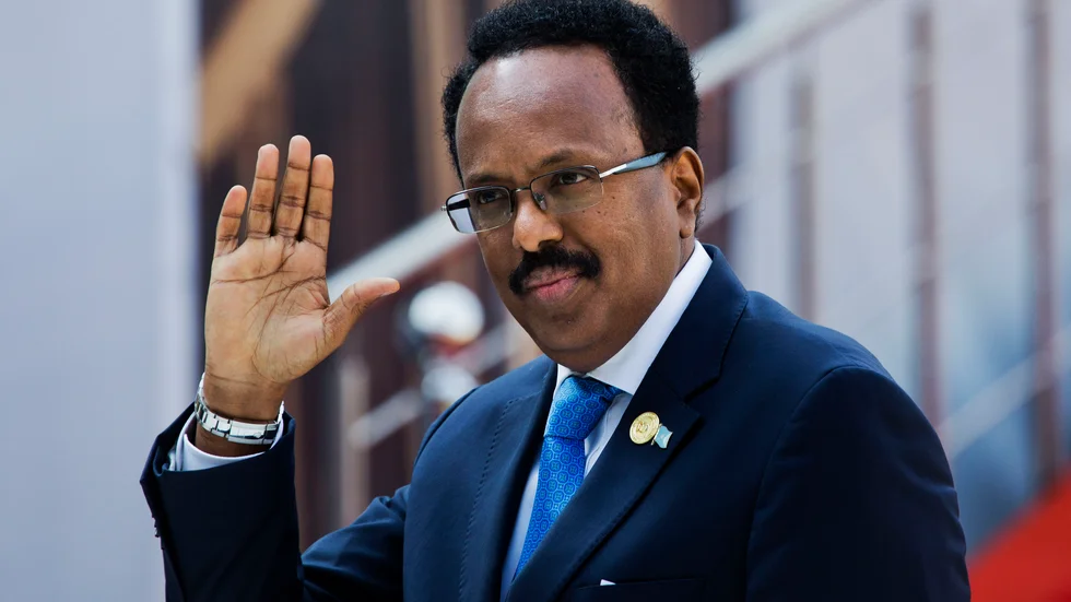 President Mohamed Abdullahi Mohamed sitter kvar vid makten. Arkivbild.
