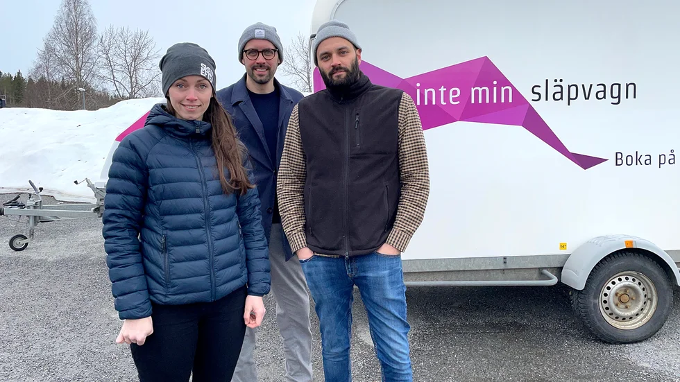 Emma Norrfors Beyene,  Tobias Norrfors och Joel Norrfors.