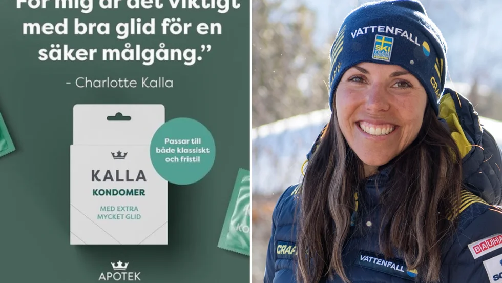 Charlotte Kalla bjöd på sig själv under första april.