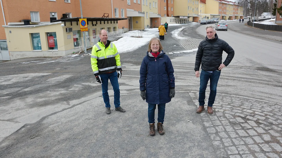 Johan Johansson, Bodenbo, Ann Sundberg, Bodens kommun och Mats Berg, kommunchef.
