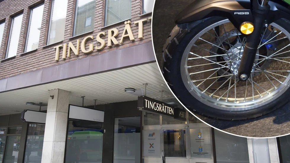 En man i Strängnäs har åtalats i Eskilstuna tingsrätt misstänkt för häleri efter en mc-affär.