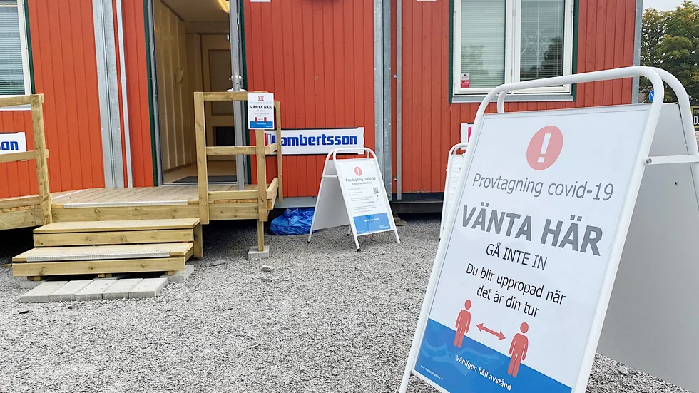 Just nu går det inte att boka tid till provtagning för covid-19. 