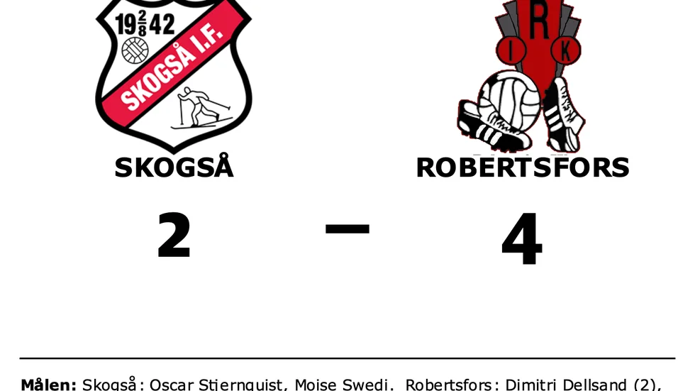 Skogså IF förlorade mot Robertsfors IK