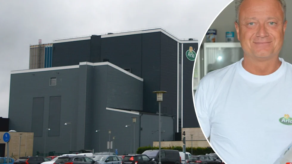 Magnus Dahlbom är platschef på Arlas mjölkpulverfabrik i Vimmerby och är stolt och glad över att anläggningen fått grönt ljus för ekologisk export till Kina.