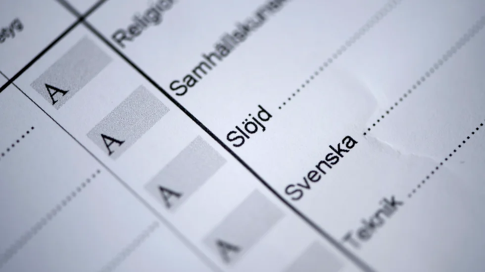 Regeringens intention att utreda sänkta behörighetskrav till gymnasiet får tummen ned av L. Arkivbild.