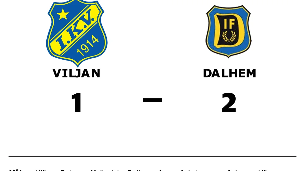 Viljan förlorade mot Dalhem