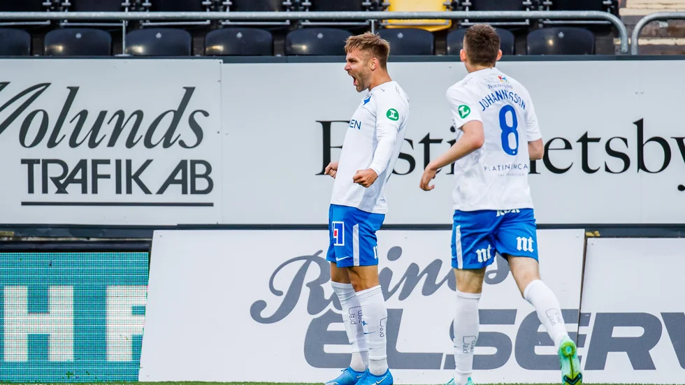 Christoffer Nyman satte säsongens första mål mot Östersund.