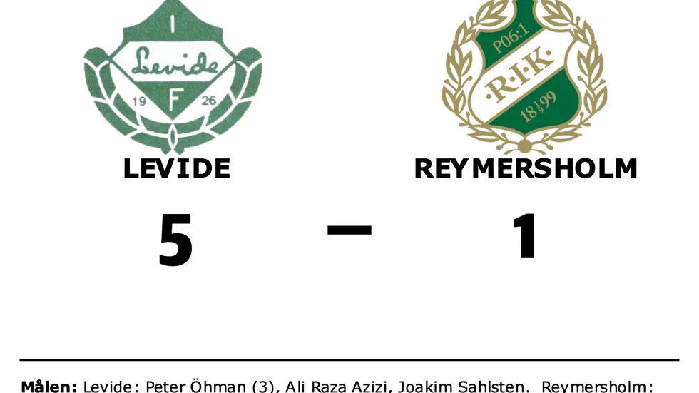 Levide vann mot Reymersholm