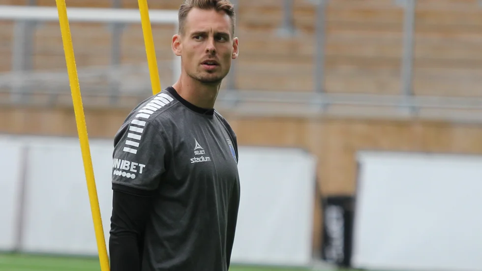 Daniel Bäckström närvarade inte vid tisdagens träning.